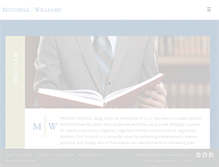 Tablet Screenshot of mitchellwilliamslaw.com